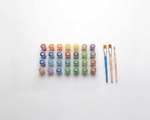 あなただけのオリジナル名画を作ろう！写真が「塗り絵」になる絵の具キット